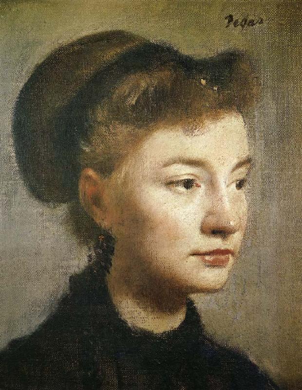 Edgar Degas Portrait of Female